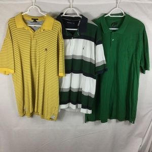 Lot 3 Golf Polo Shirt Mens XXL ECKO TOMMY HILFIGER